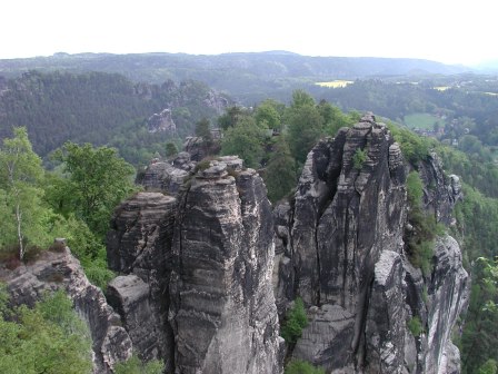 Rock formations in the Bastei